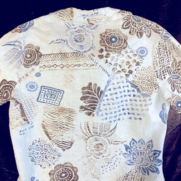 HC LA button down blue Hawaiian shirt size small - Picture 2 of 2